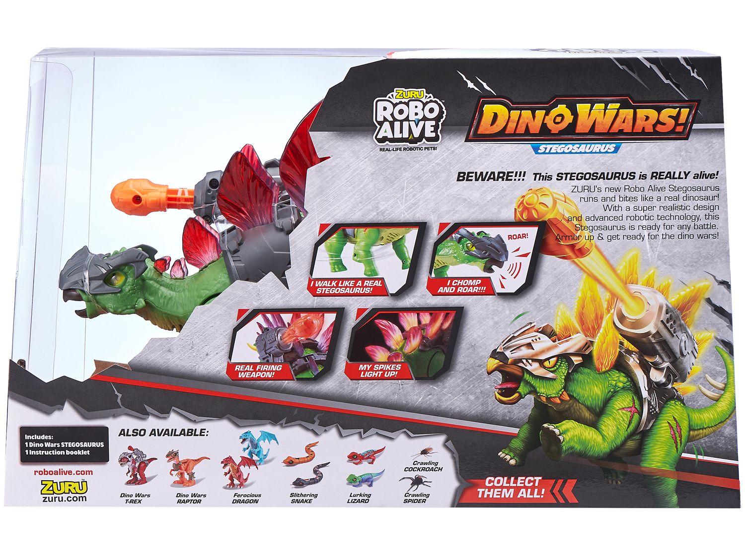 Dinossauro Zuru Robo Alive Dino Wars Stegosaurus