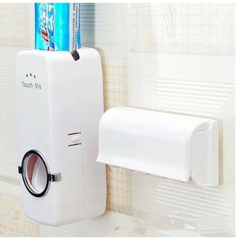 Dispenser Aplicador Creme Dental Pasta Dente Suporte Escovas