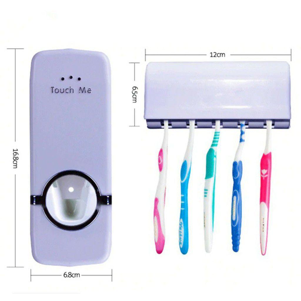 Dispenser Aplicador Creme Dental Pasta Dente Suporte Escovas