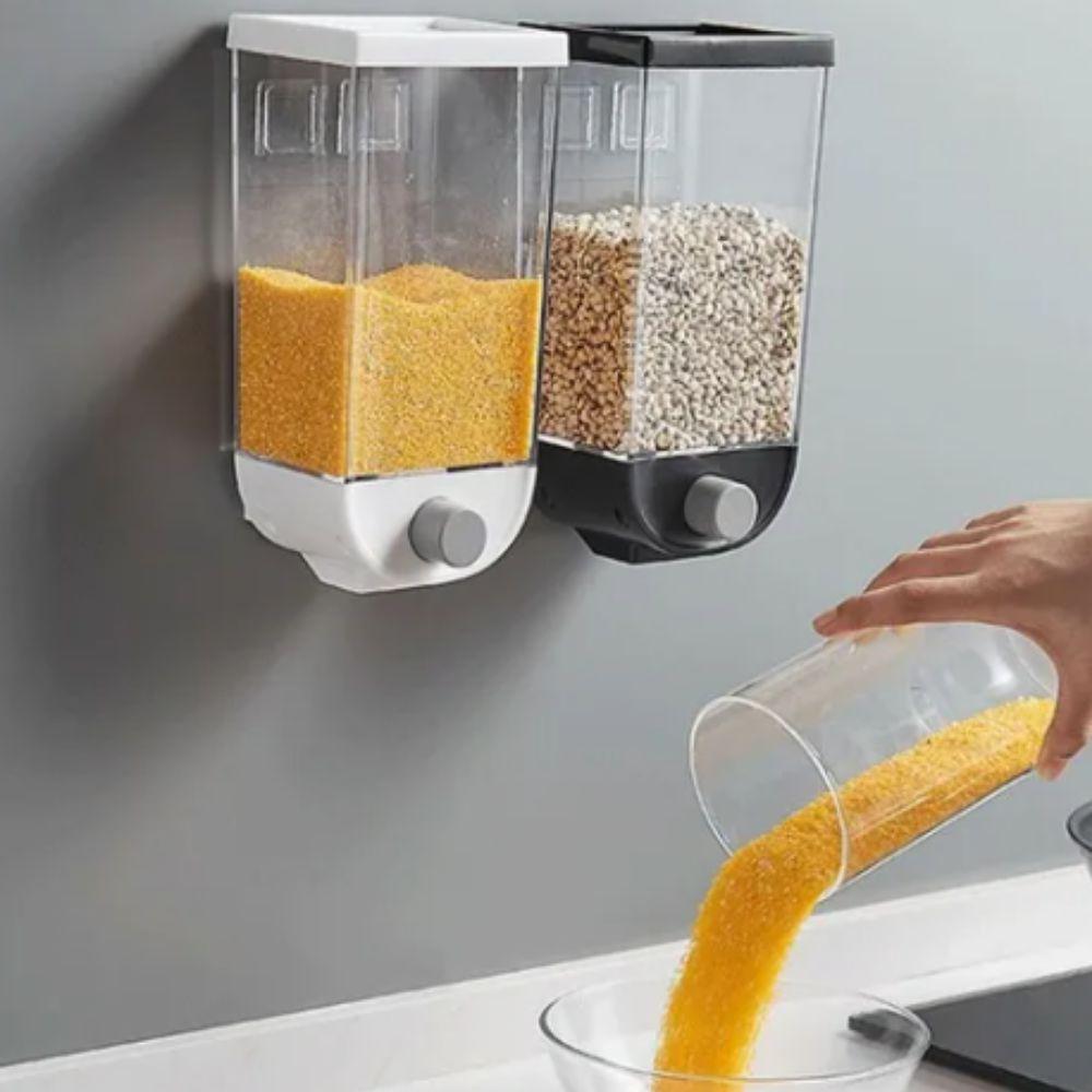 Dispenser De Cereais Alimentos E Grãos Para Parede 1500ml CLINK