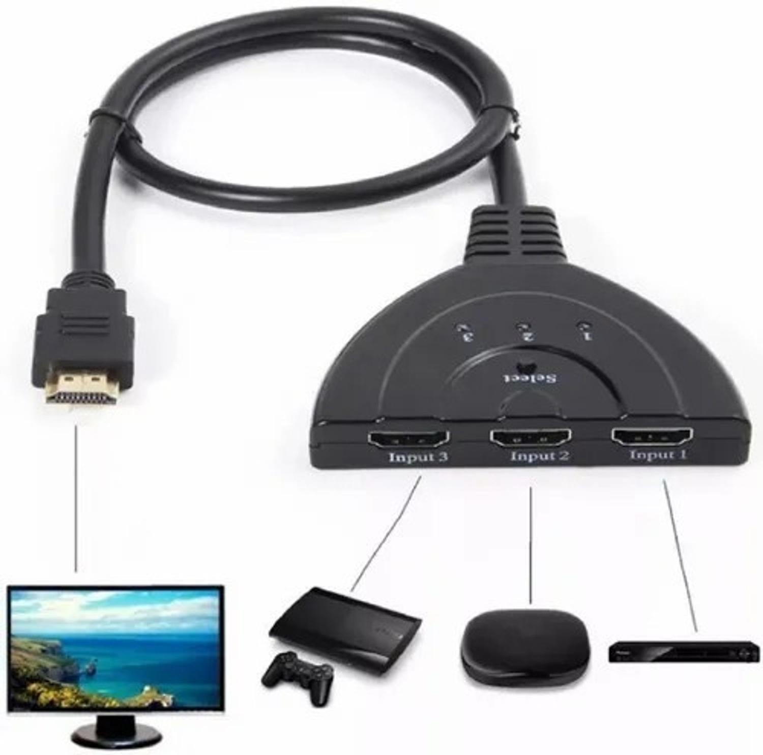 Cable Lkv672 Hdmi Divisor Divisor HDMI 4K De Puertos