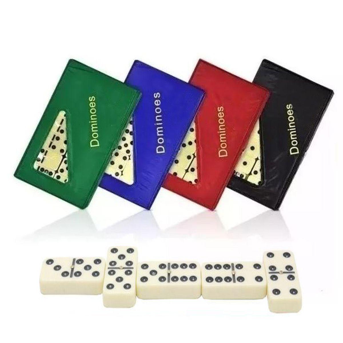 Jogo De Domino Profissional Com 28 Pecas 9 Mm