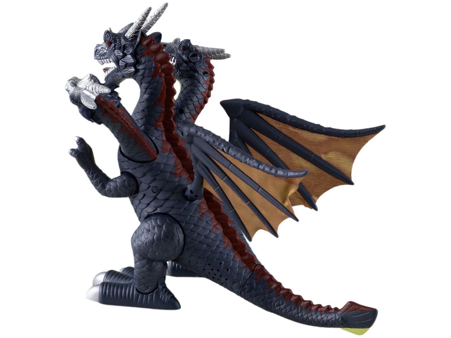 Dragão de Brinquedo 3 Cabeças
