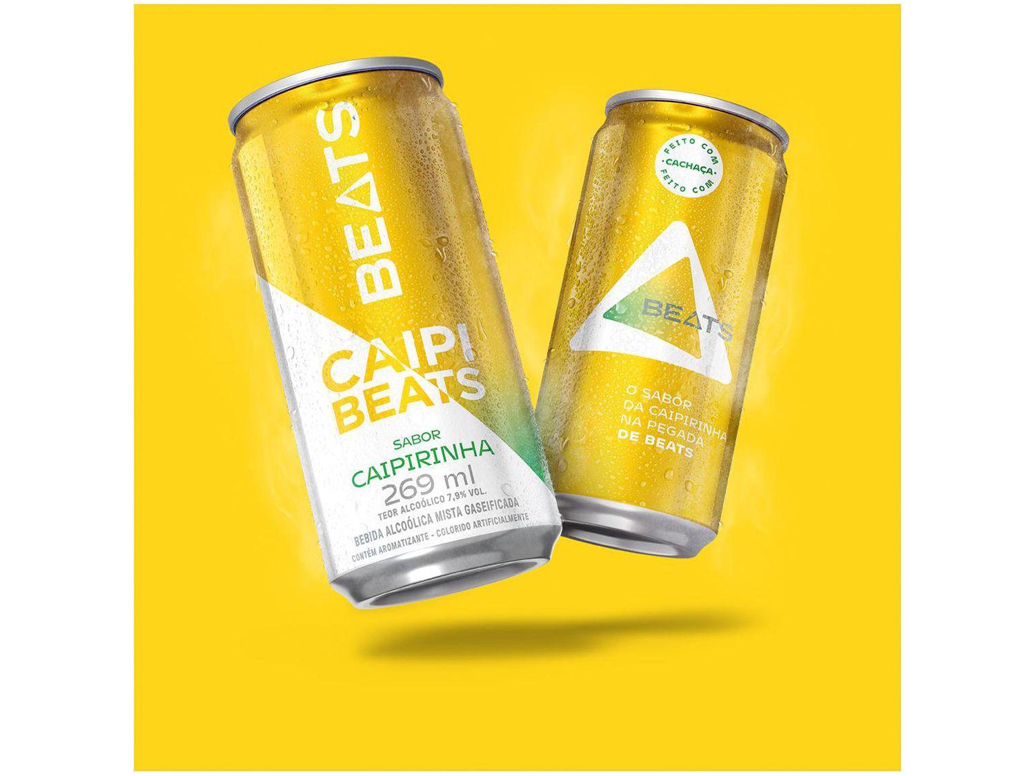Drink Pronto Beats Caipirinha Lata 269ml 8 Unidades