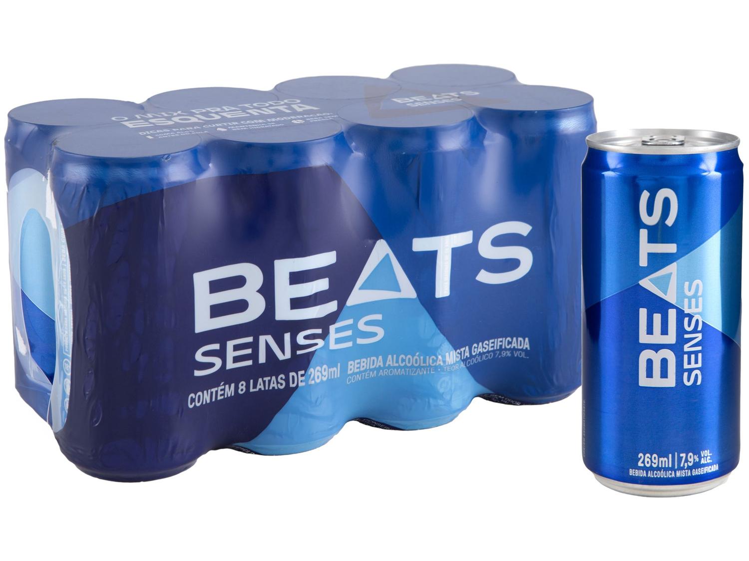 Drink Pronto Beats Senses 269ml Lata 8 Unidades