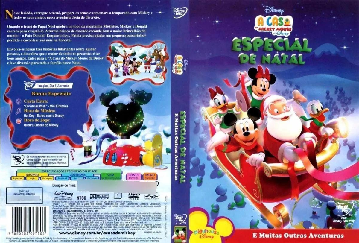 DVD - A Casa Do Mickey - Especial De Natal - disney - Filmes de Ação e  Aventura - Magazine Luiza