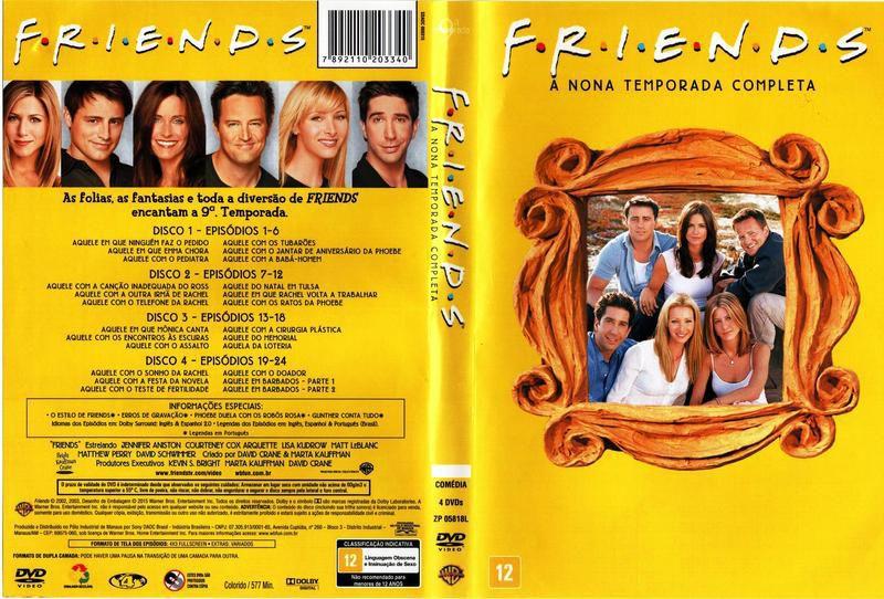 friends todas as temporadas dvd
