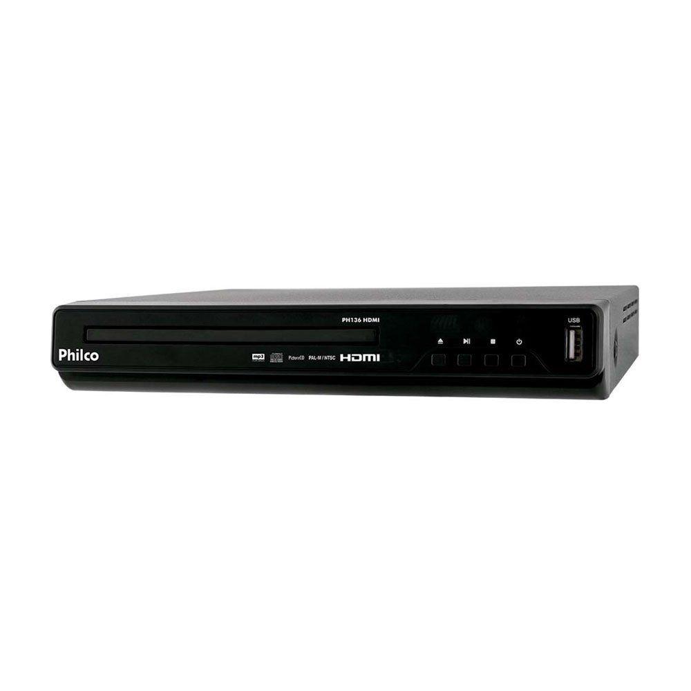 DVD Player Philco PH136 USB HDMI Dvd Player Magazine Luiza