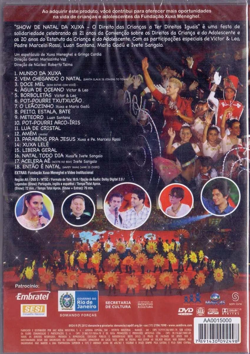 DVD Xuxa Show de Natal - Som Livre - Outros Música e Shows - Magazine Luiza