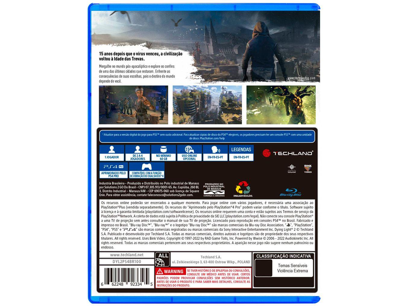 Dying Light 2: Stay Human para PS4 Techland