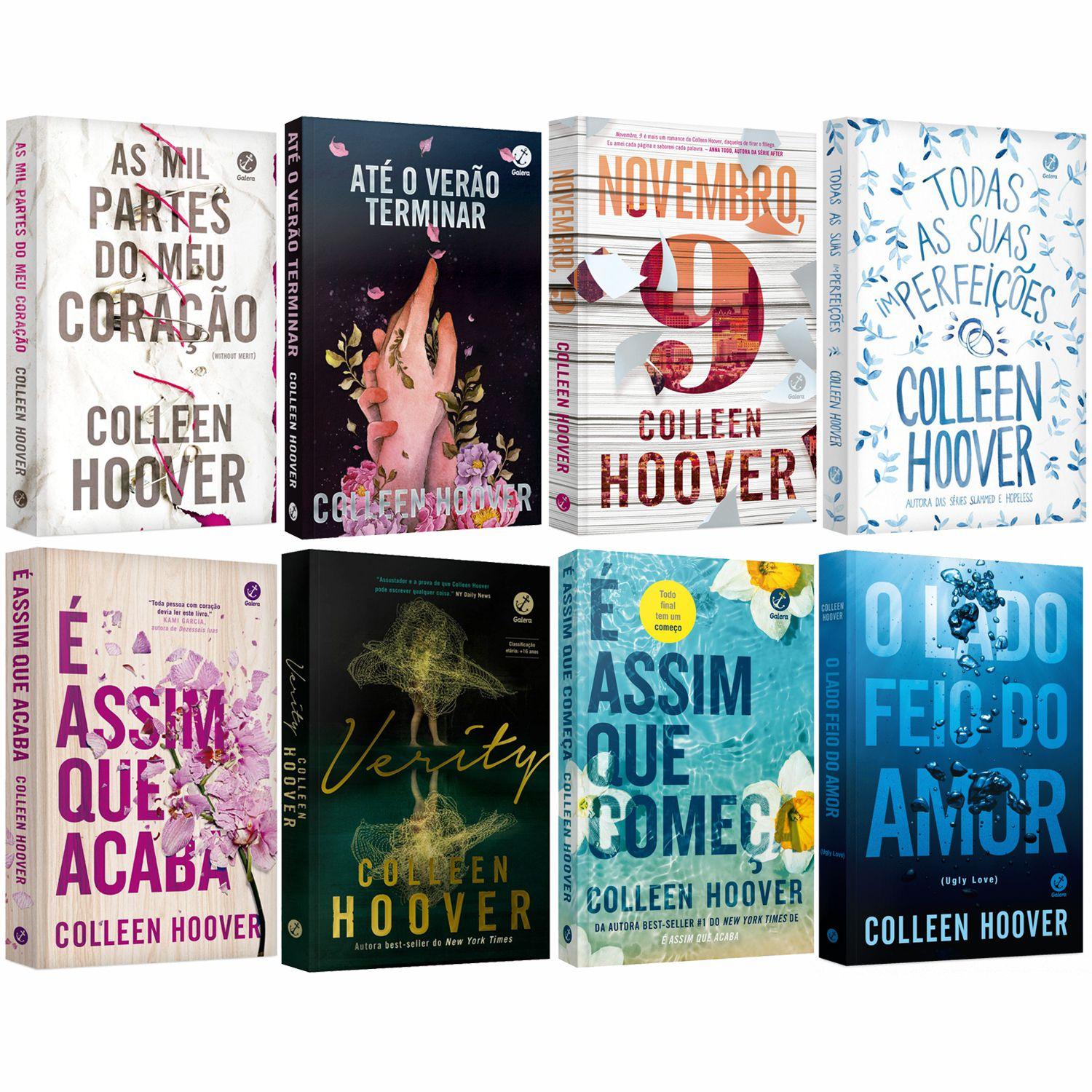 É assim que começa + O lado feio do amor + Verity + Novembro, 9 + As mil  partes do meu coração + 3 Livros Colleen Hoover - Outros Livros - Magazine  Luiza