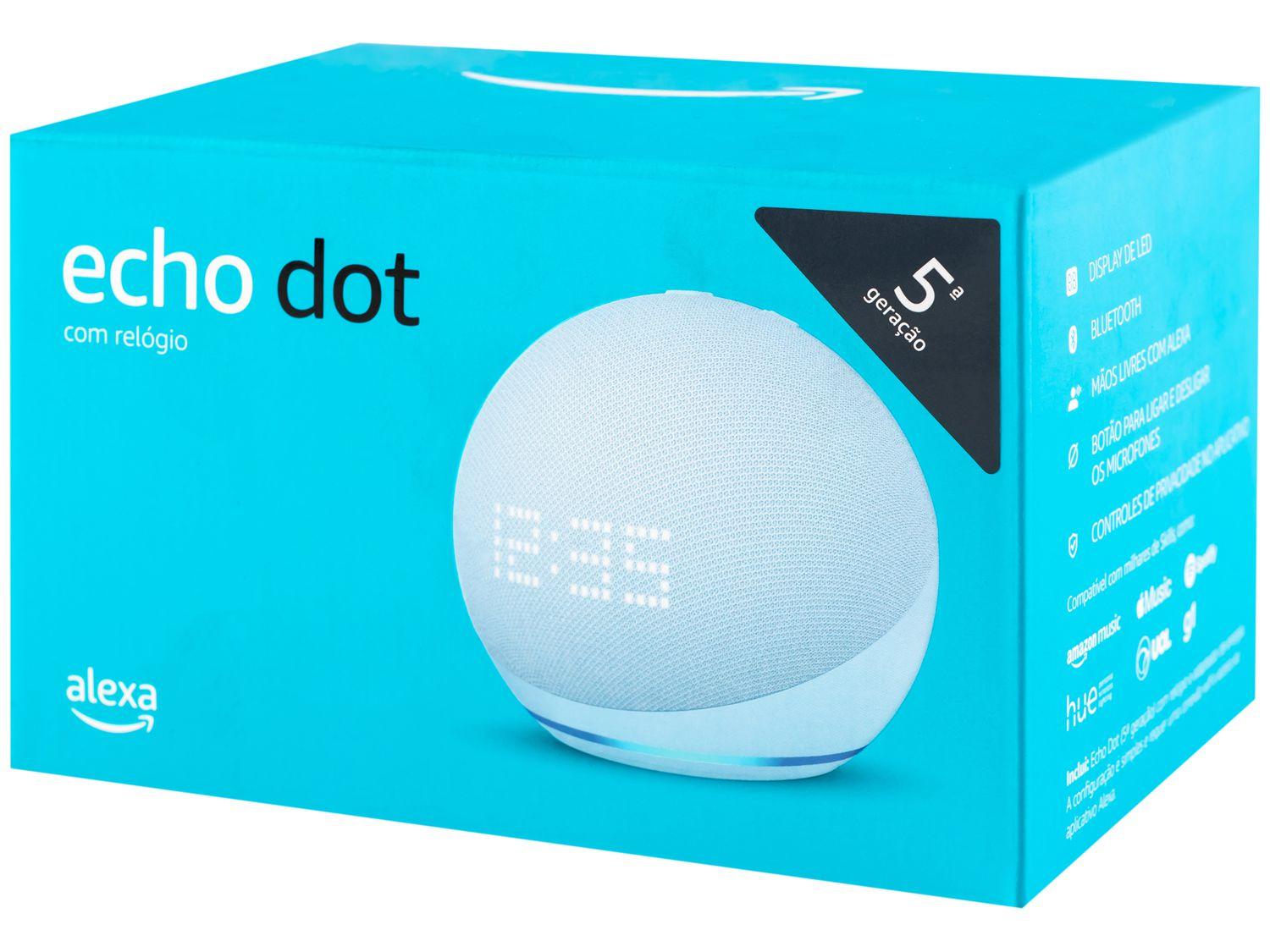 Smart Speaker  Echo Dot 5ª Geração Alexa com o Melhor Preço é no Zoom