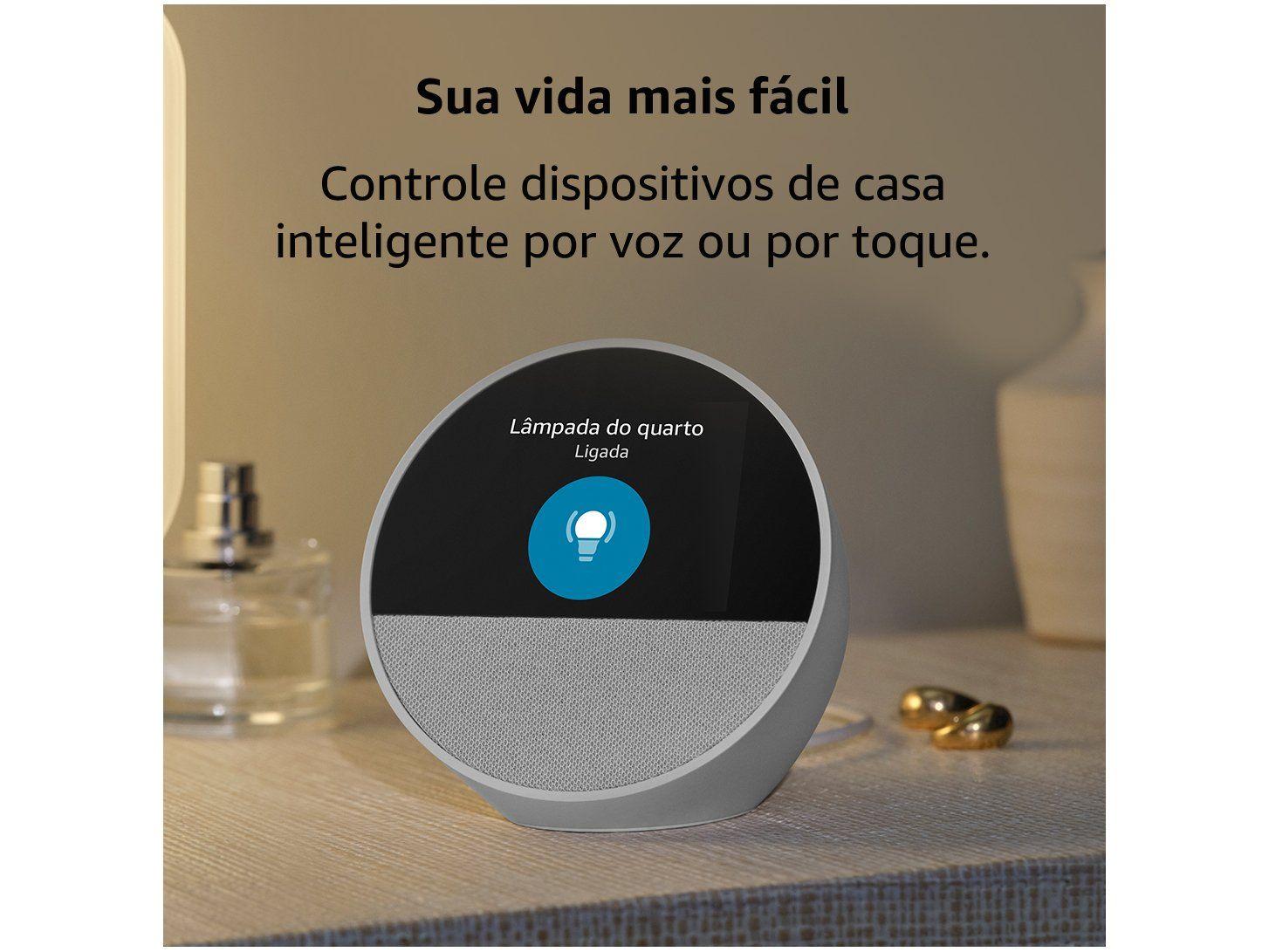 Echo Spot 2024 Smart Speaker Tela de 2,83”