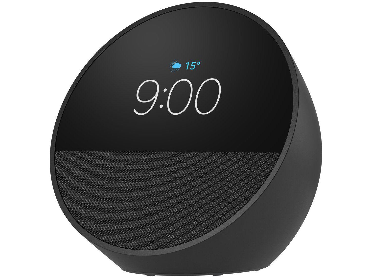 Echo Spot com Alexa - Despertador inteligente com som vibrante - Com acesso Alexa+