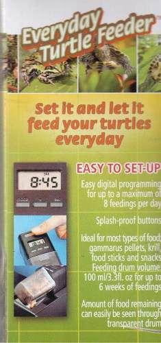 Eheim Everyday Turtle Feeder Alimentador Automatico Para