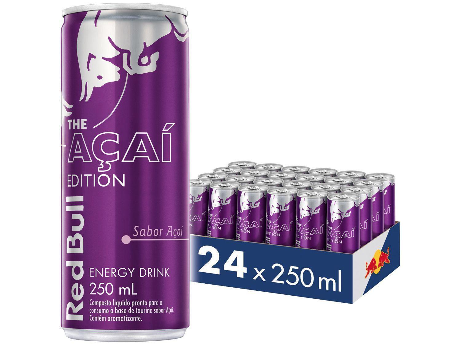 Energeticos Red Bull 250ml Acai Edition 24 Unidades Bebida De Acai Magazine Luiza