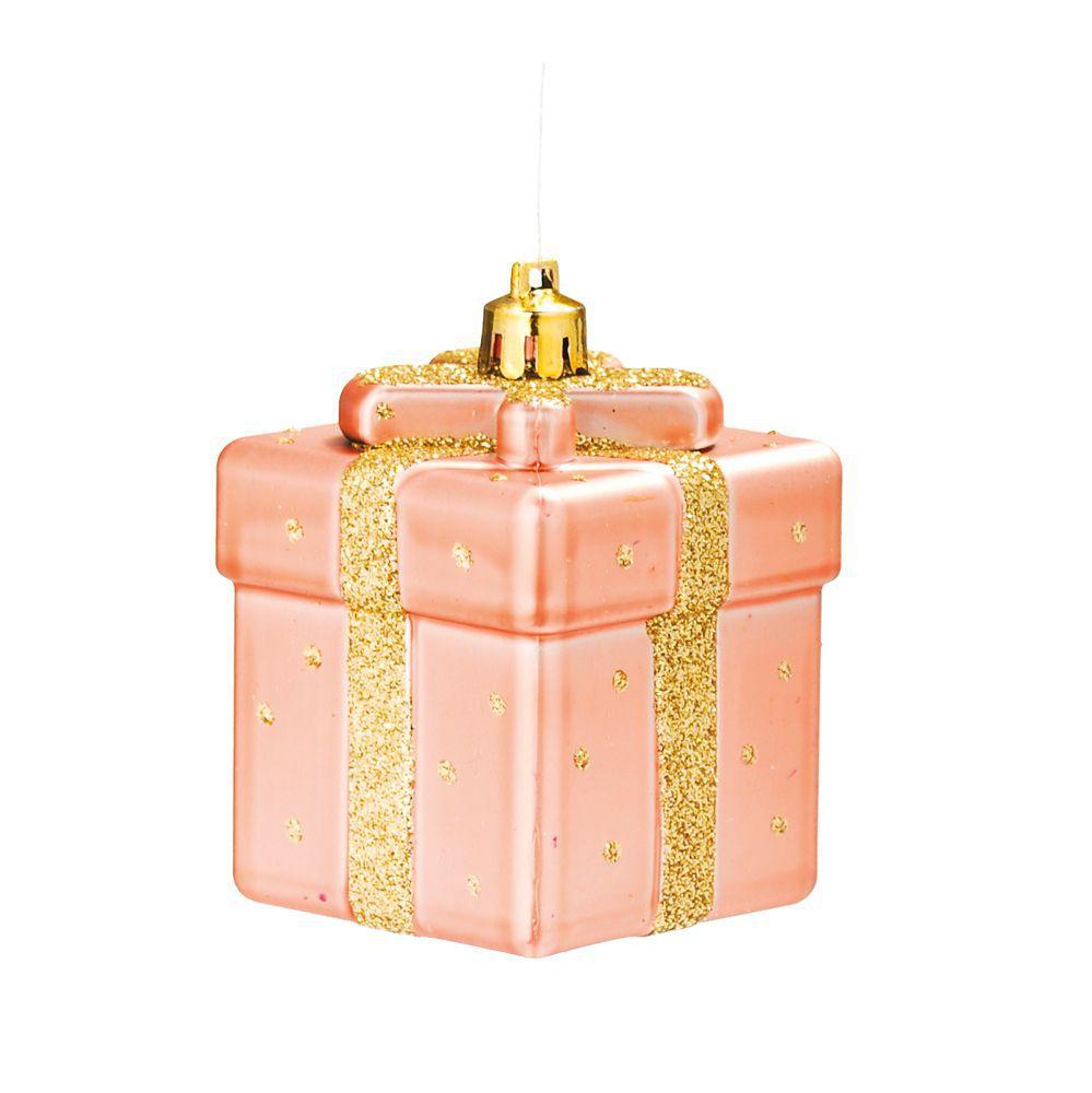 Enfeite Árvore Natal Para Pendurar Caixa Presente Rosa 3 Pçs - Cromus -  Decoração de Natal para Casa - Magazine Luiza