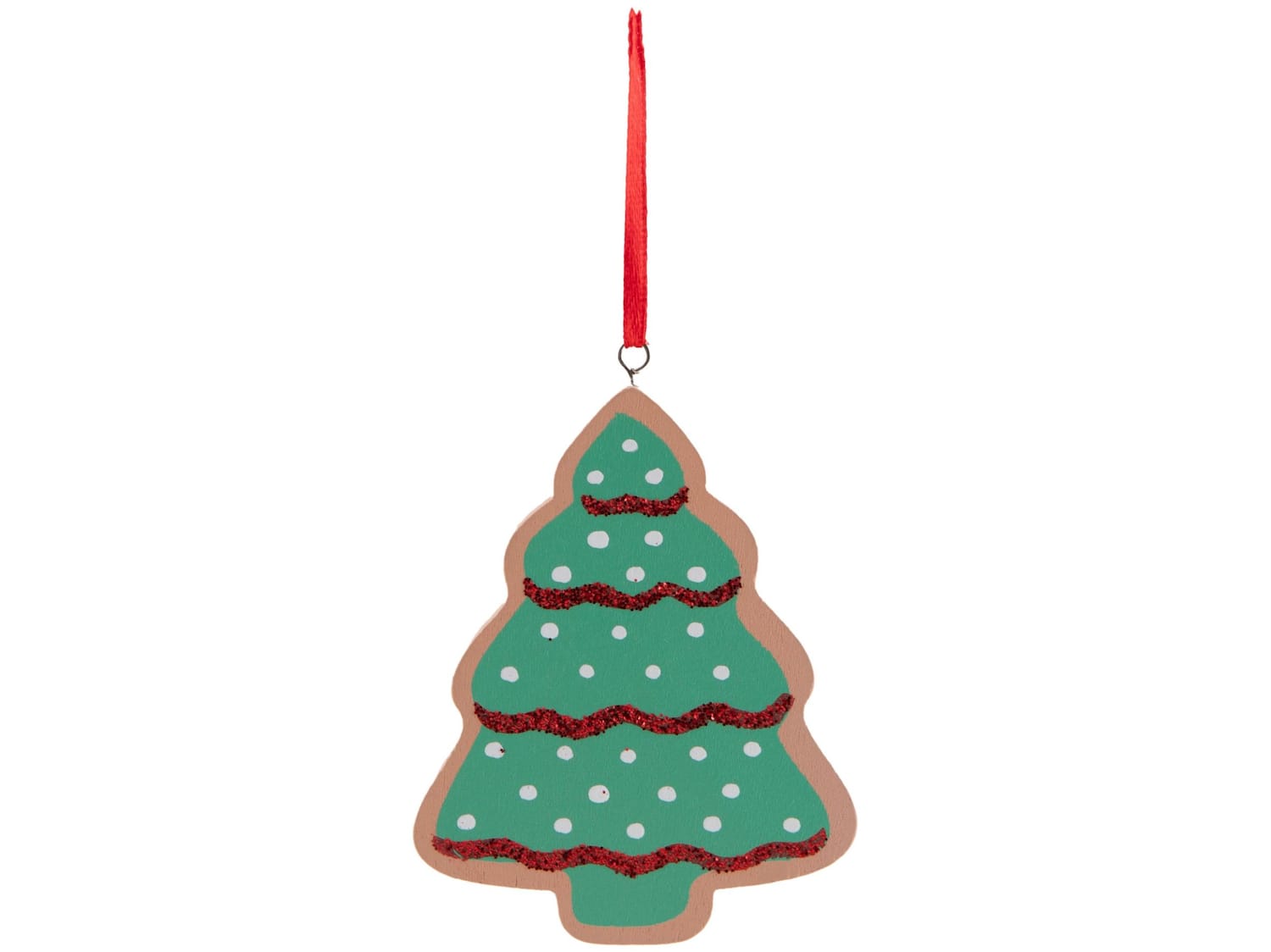 Enfeites para Árvore de Natal Pinheiro Gingerbread| Colorido - 1 Unidade