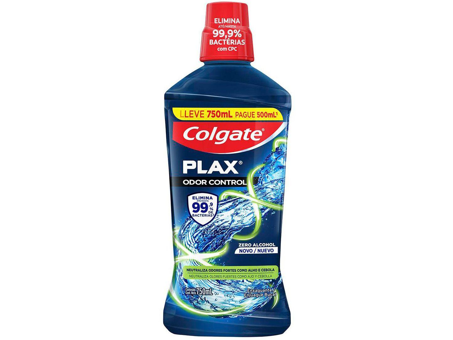 Enxaguante Bucal Colgate sem Álcool Odor Control 750ml