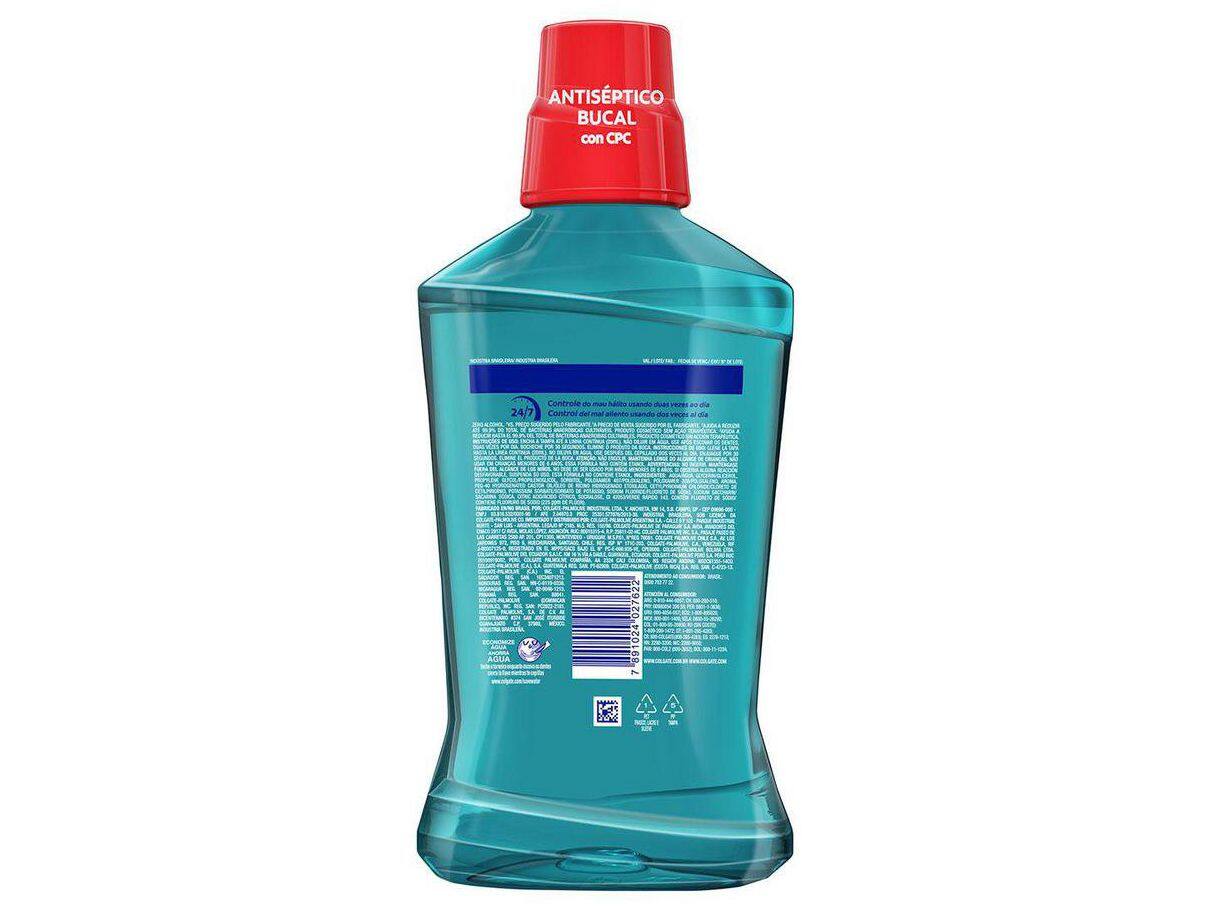 Enxaguante Bucal Colgate sem Álcool Plax 500ml