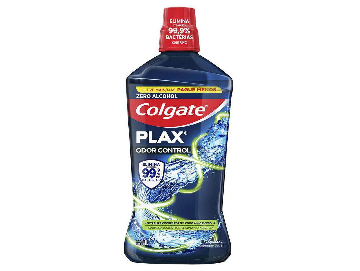 Enxaguante Bucal Colgate sem Álcool Plax Odor Control 1L