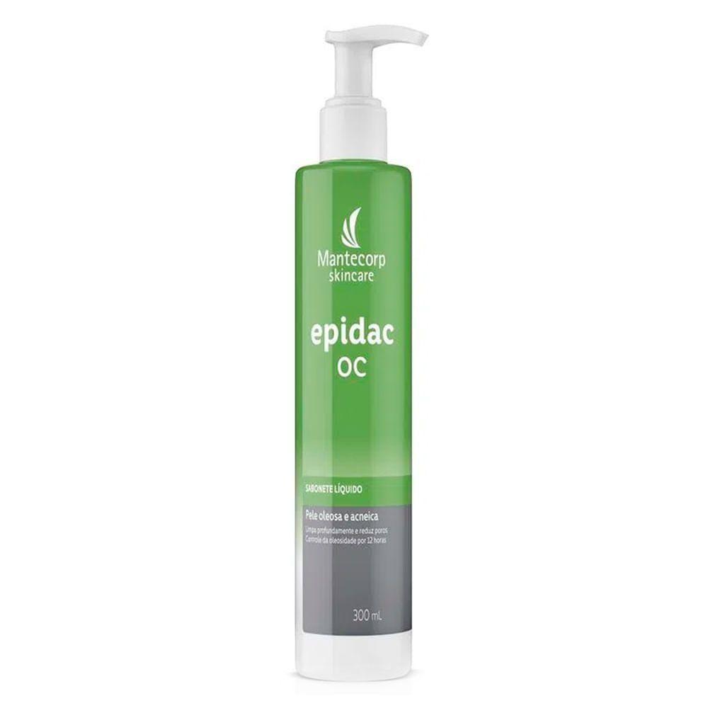 Epidac OC Mantecorp Sabonete Líquido Pele Oleosa e Acneica 300ml ...