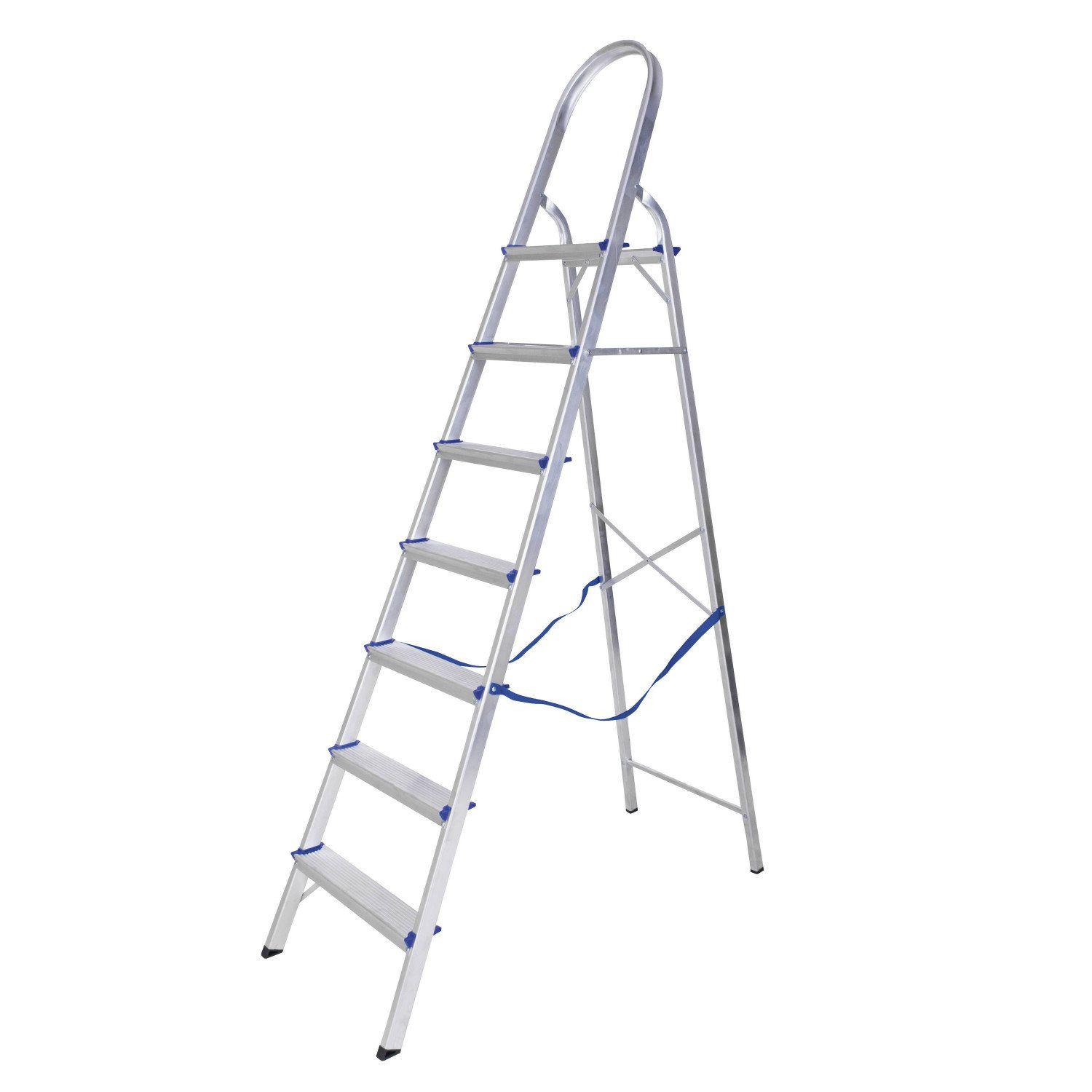 Escada de Alumínio Dobrável 7 Degraus Premium Integral - Escadas ...