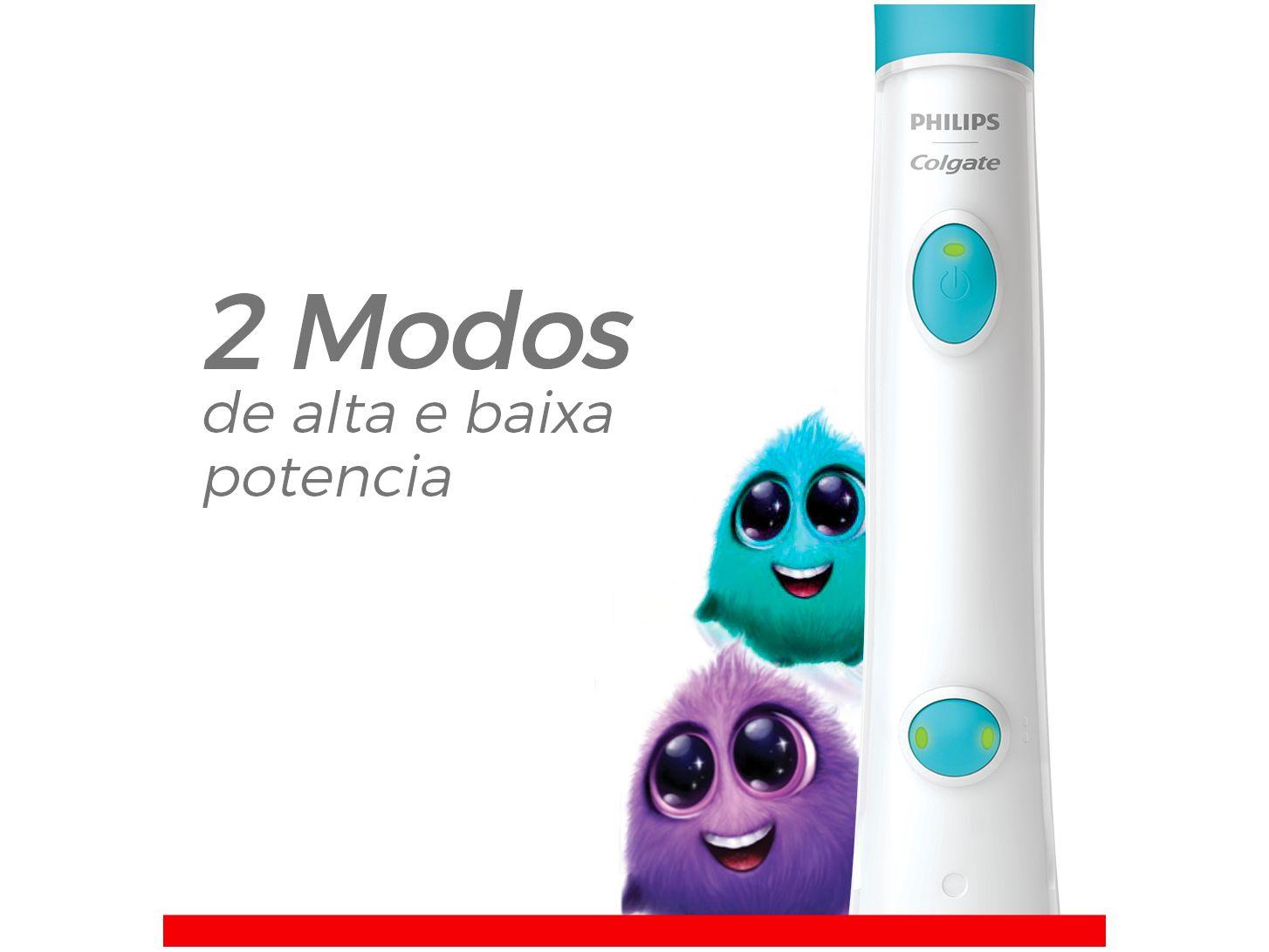 Escova de Dente Elétrica Infantil Recarregável