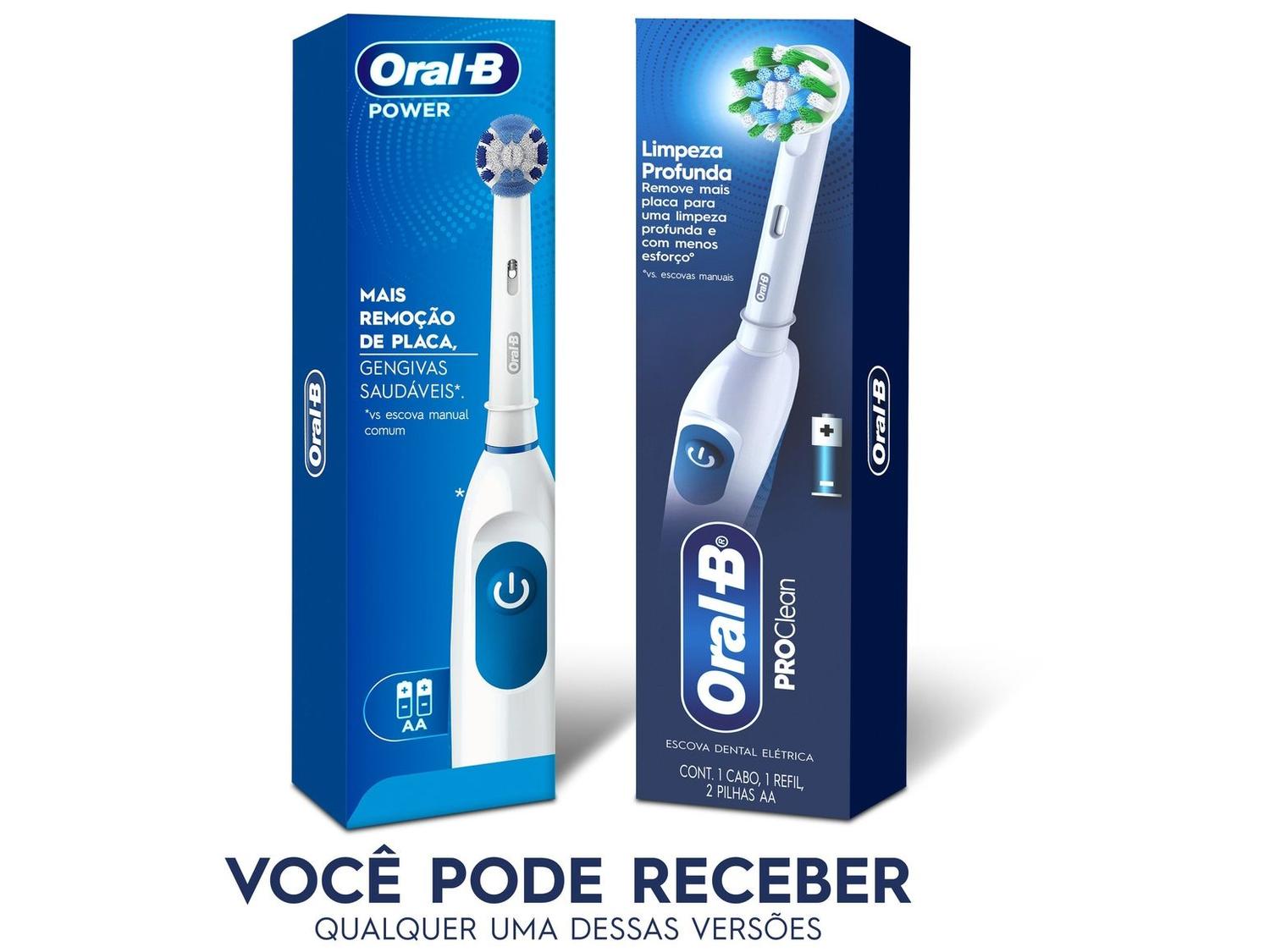 Escova de Dente Elétrica Oral B Pro-Saúde Power