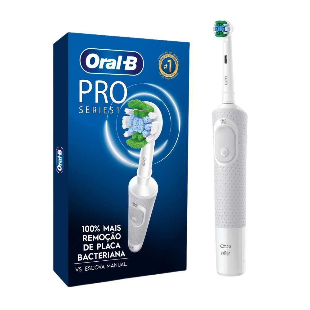 Escova de Dente Elétrica Oral-B PRO Series 1 Branca Recarregável