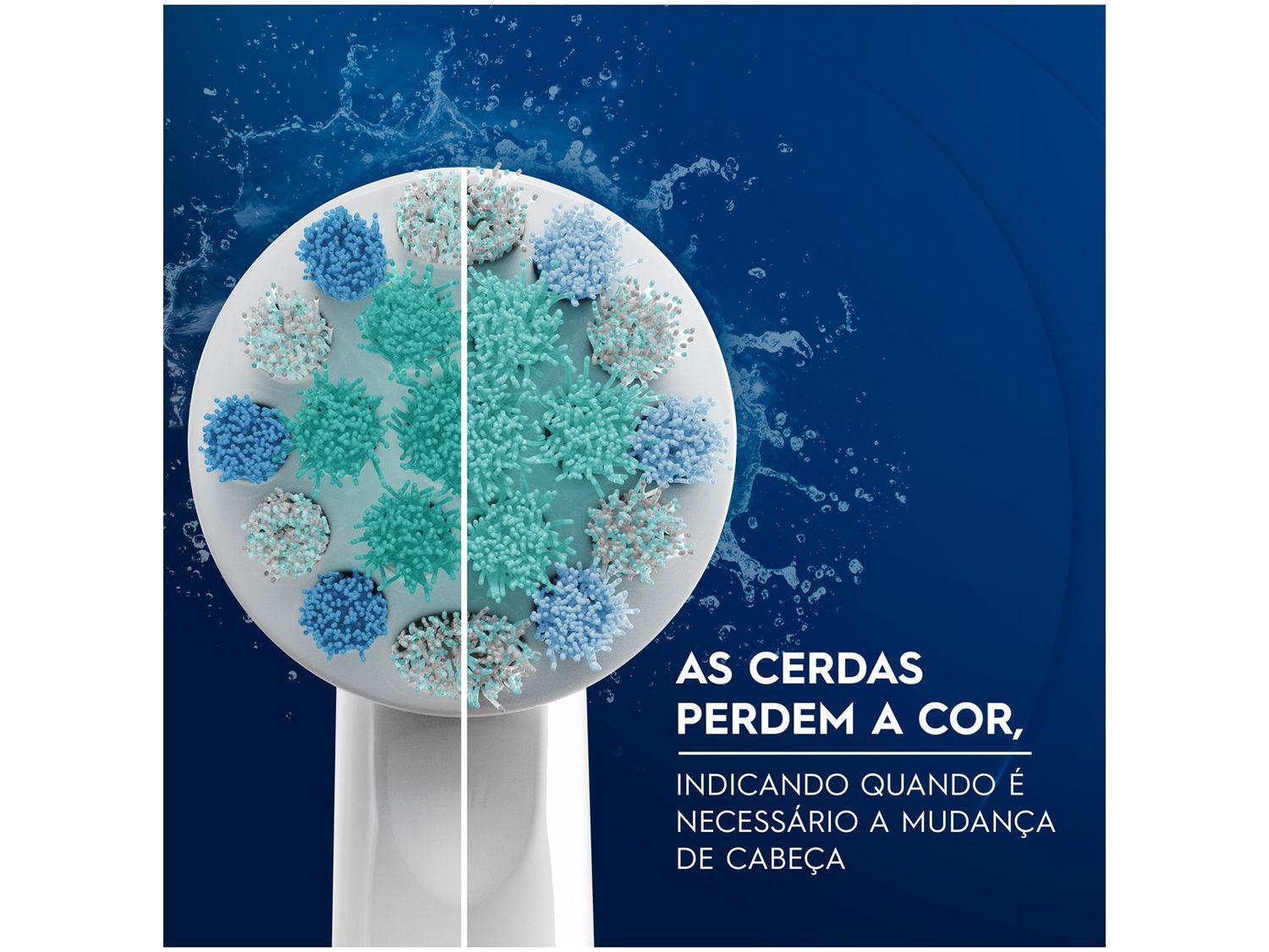 Escova de Dente Elétrica Recarregável Infantil Oral-B Vitality Frozen com Refil