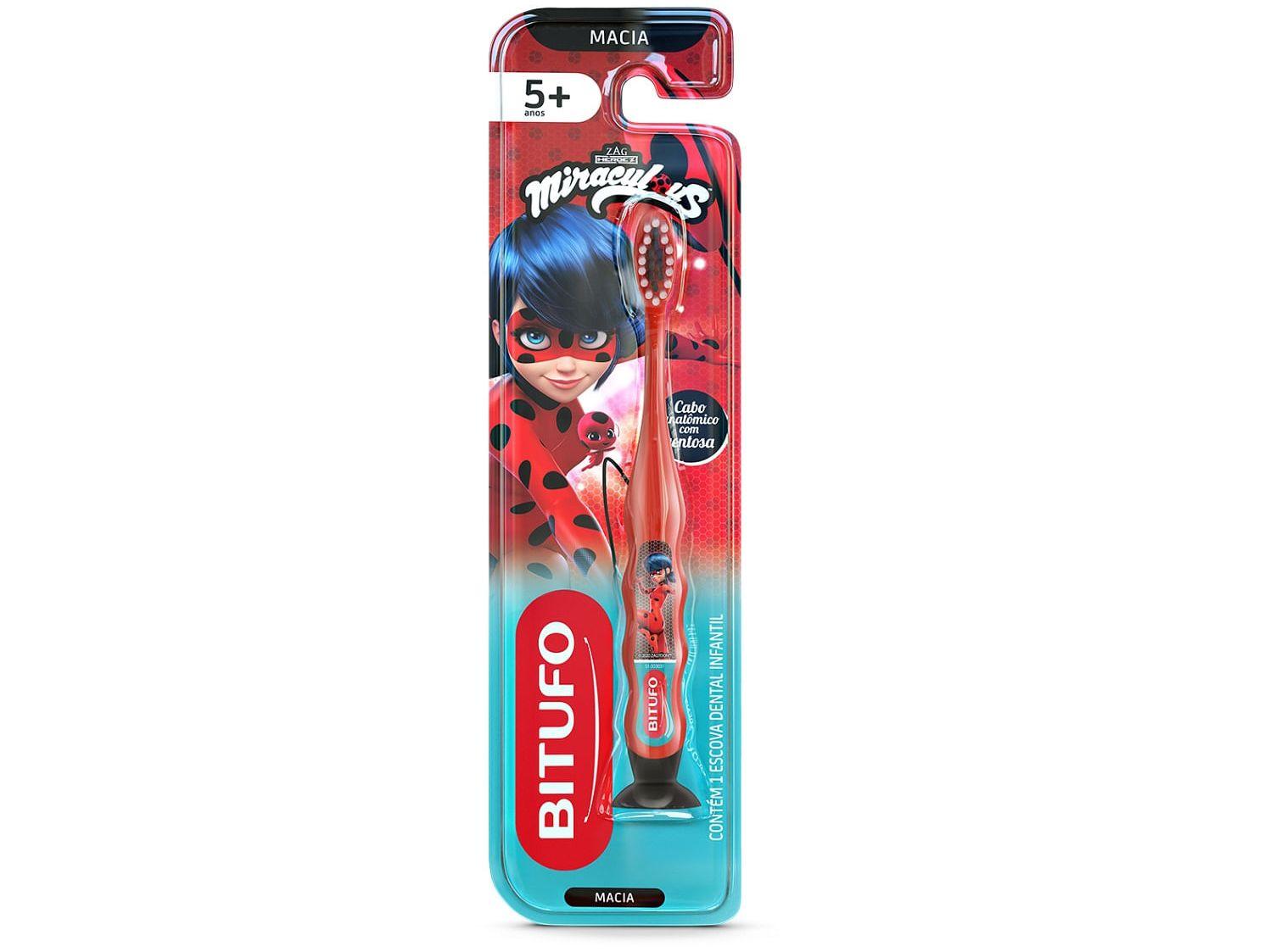 Escova de Dente Infantil Bitufo Miraculous