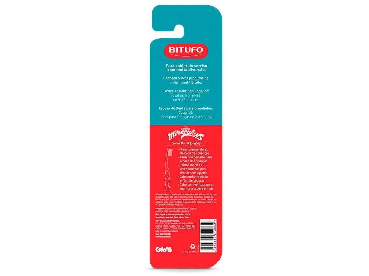 Escova de Dente Infantil Bitufo Miraculous