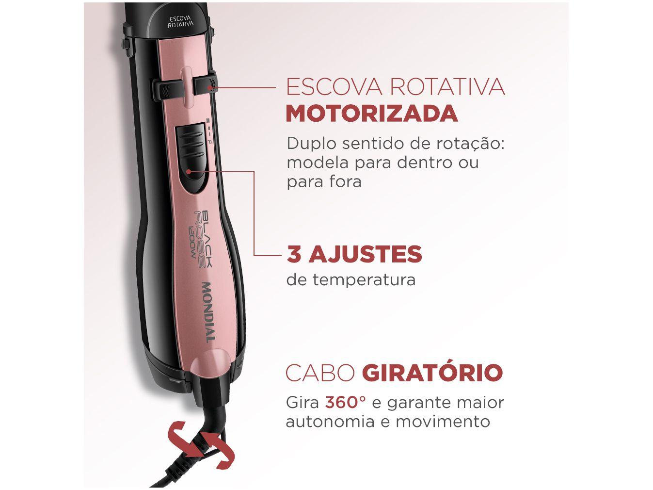 Escova Rotativa Mondial ER-10 1200W 