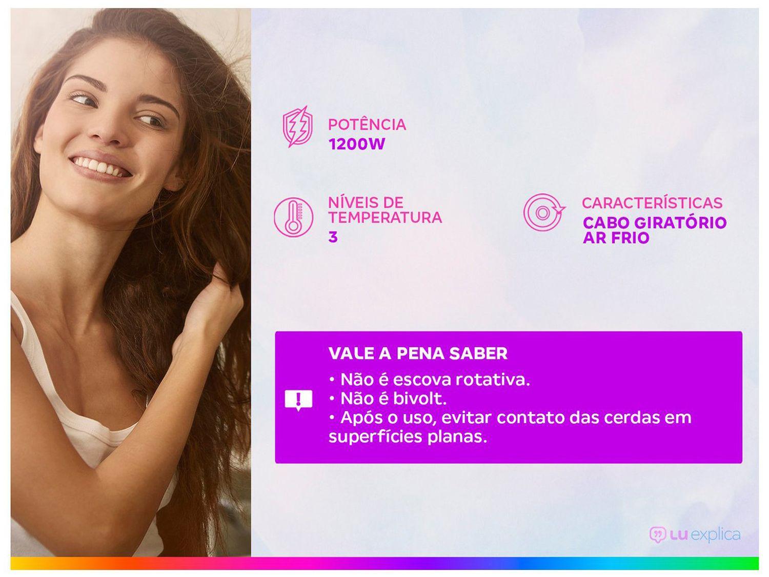 Escova Secadora Taiff Easy Pink 1200W
