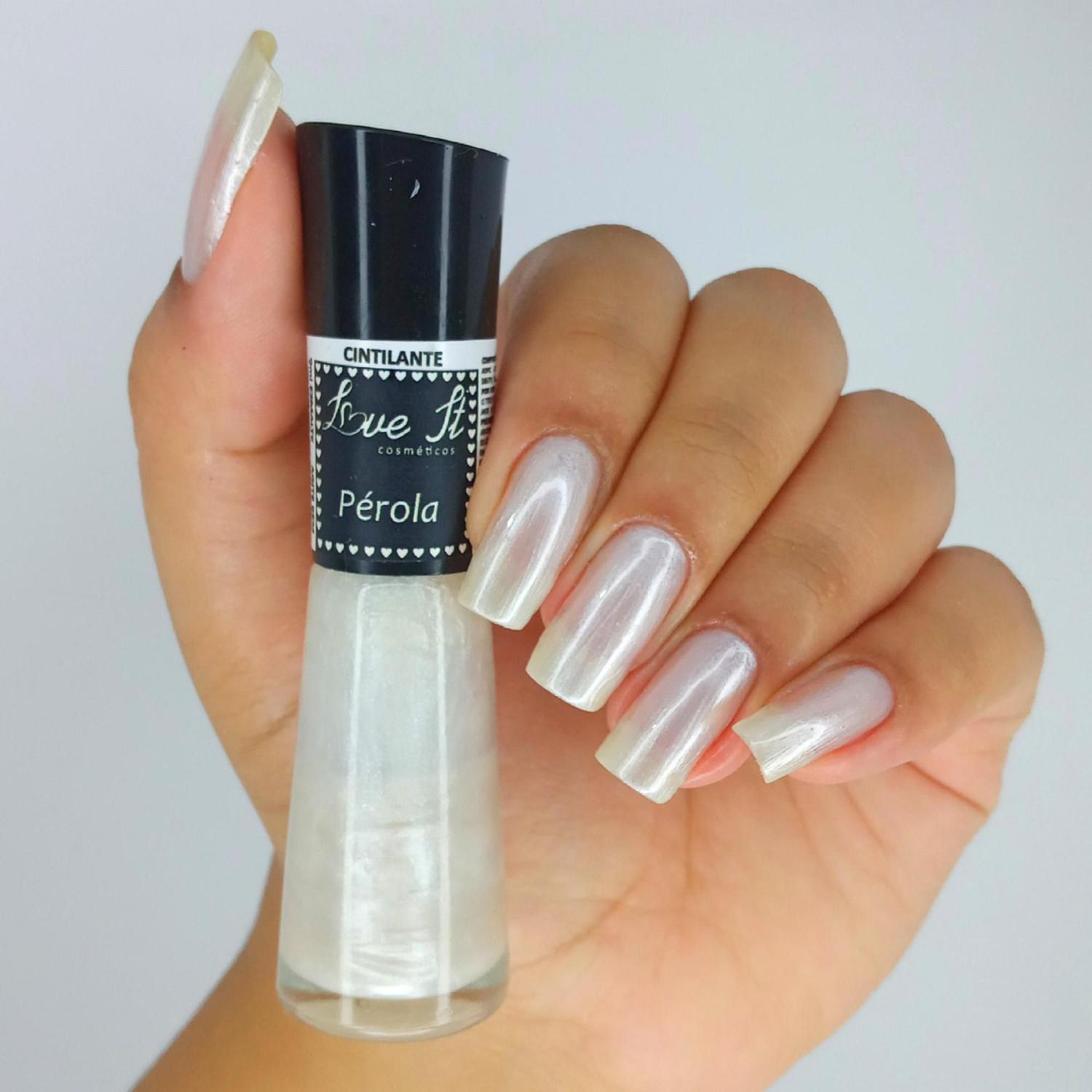 Esmalte pérola - cintilante - Lovx Cosméticos