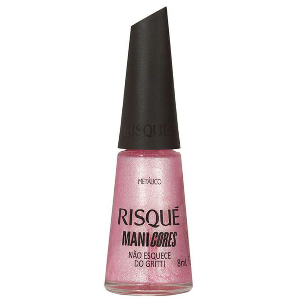 Esmalte Risqué ManiCores Não Esquece Do Gritti Metálico 8ml