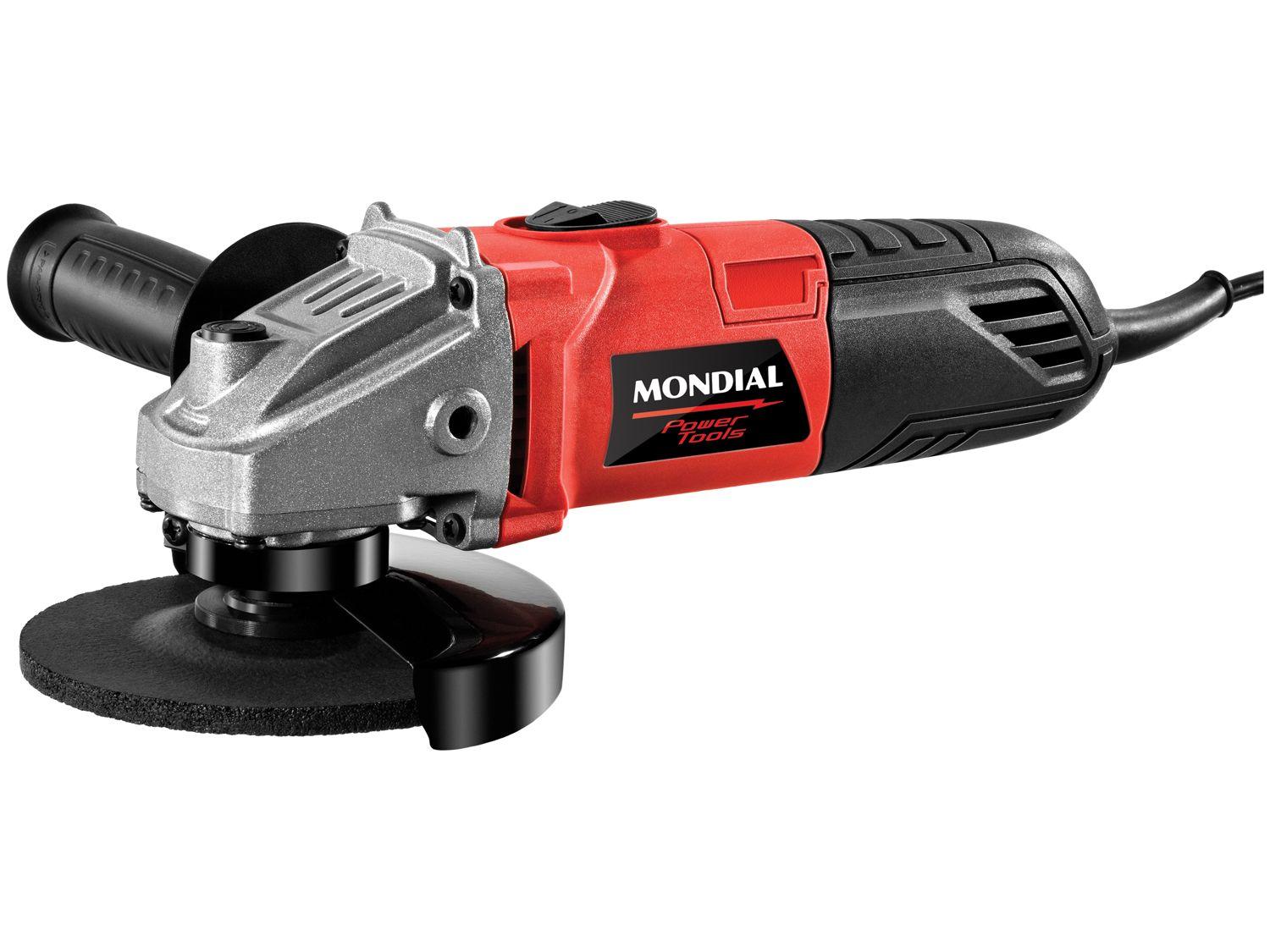 Esmerilhadeira Mondial Angular Elétrica 850W 4-1/2" 3 Peças FES-02