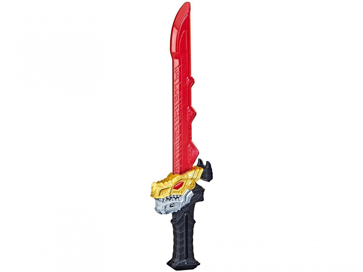 Espada de Brinquedo Dino Fury Power Rangers Sabre Ranger Vermelho Hasbro