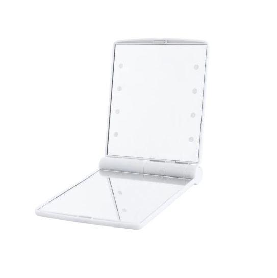 small makeup bolsa with mirror