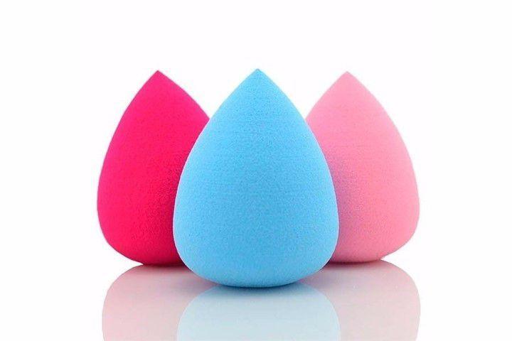 Esponja De Maquiagem Tipo Beauty Blender Color 3 Unidades Mkb Esponja De Maquiagem Magazine Luiza