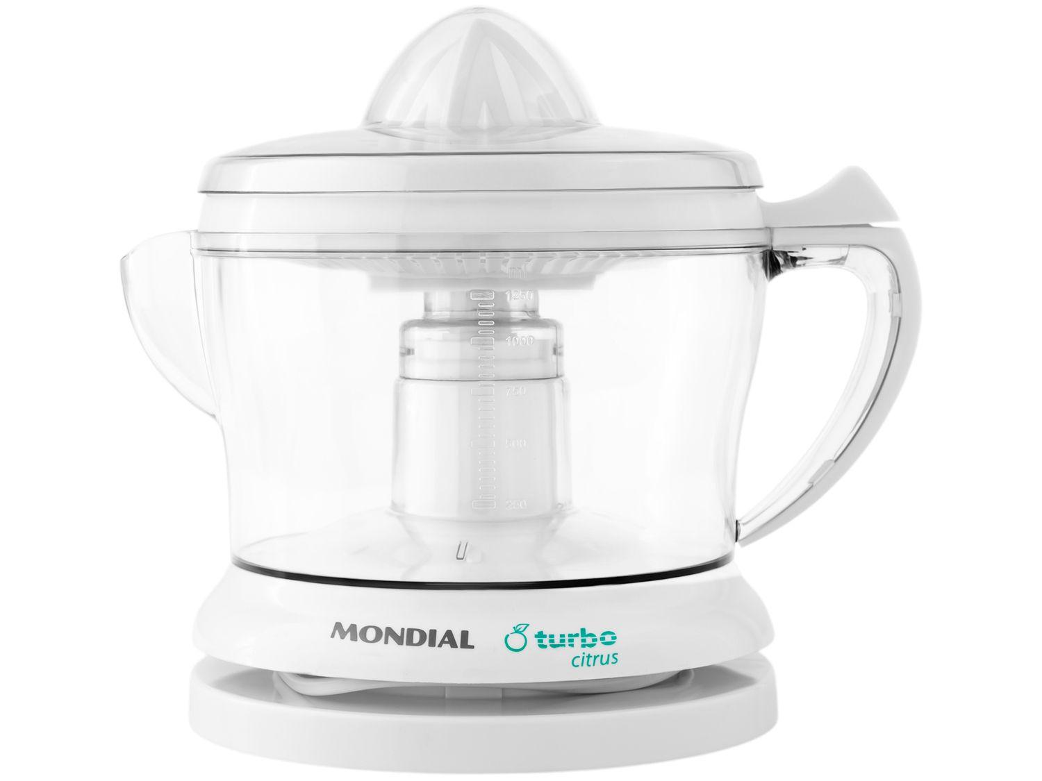 Espremedor de Frutas Mondial E-01 Elétrico 25W Branco