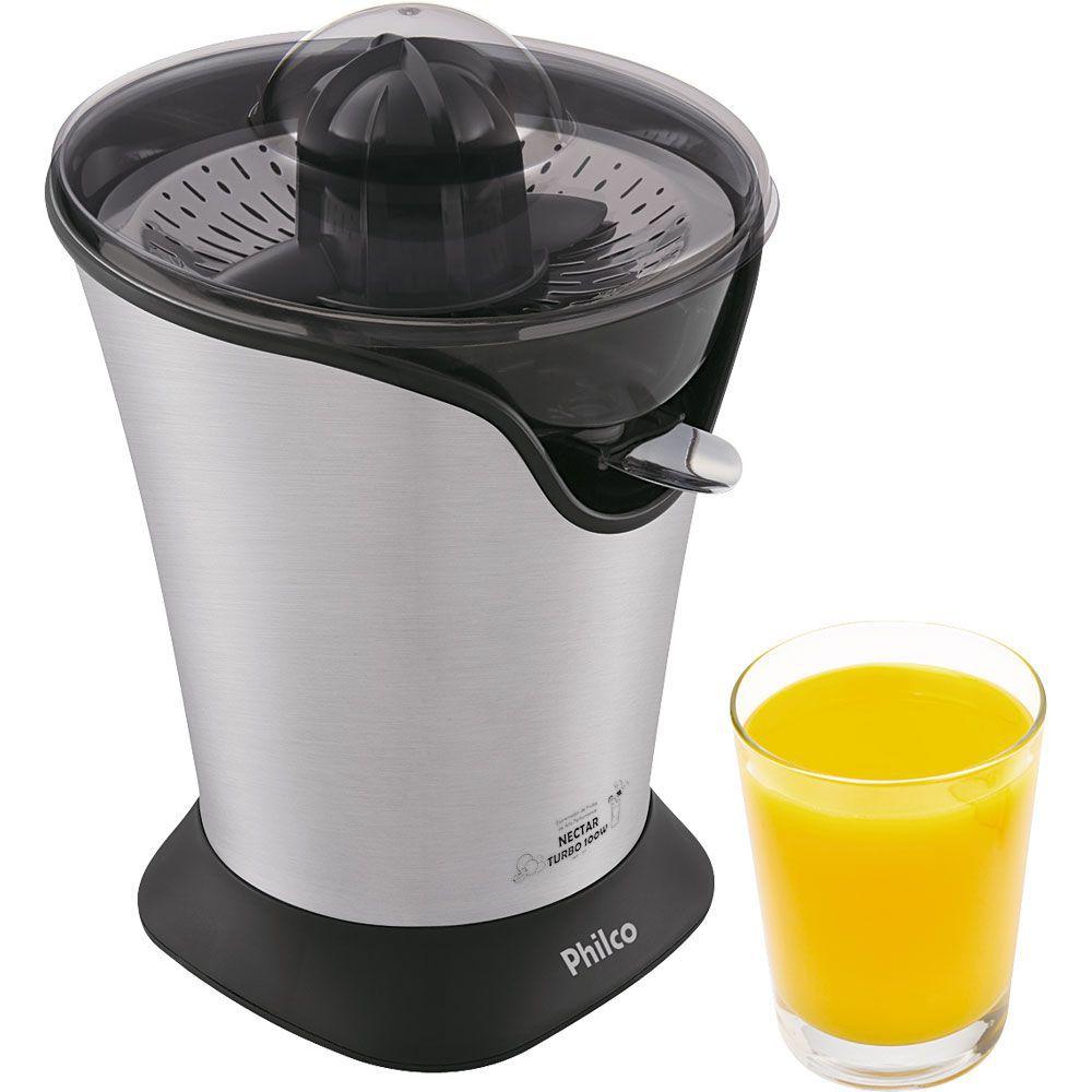 Espremedor de Laranja 500ml Philco Nectar Turbo PEF01 com Acionamento Automático Cinza Espremedor de Laranja 500ml Philco Nectar Turbo PEF01 com Acionamento Automático Cinza