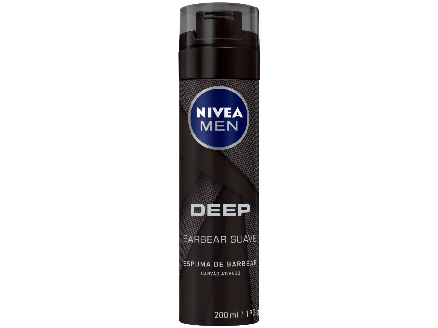 Espuma de Barbear Nivea Men Deep