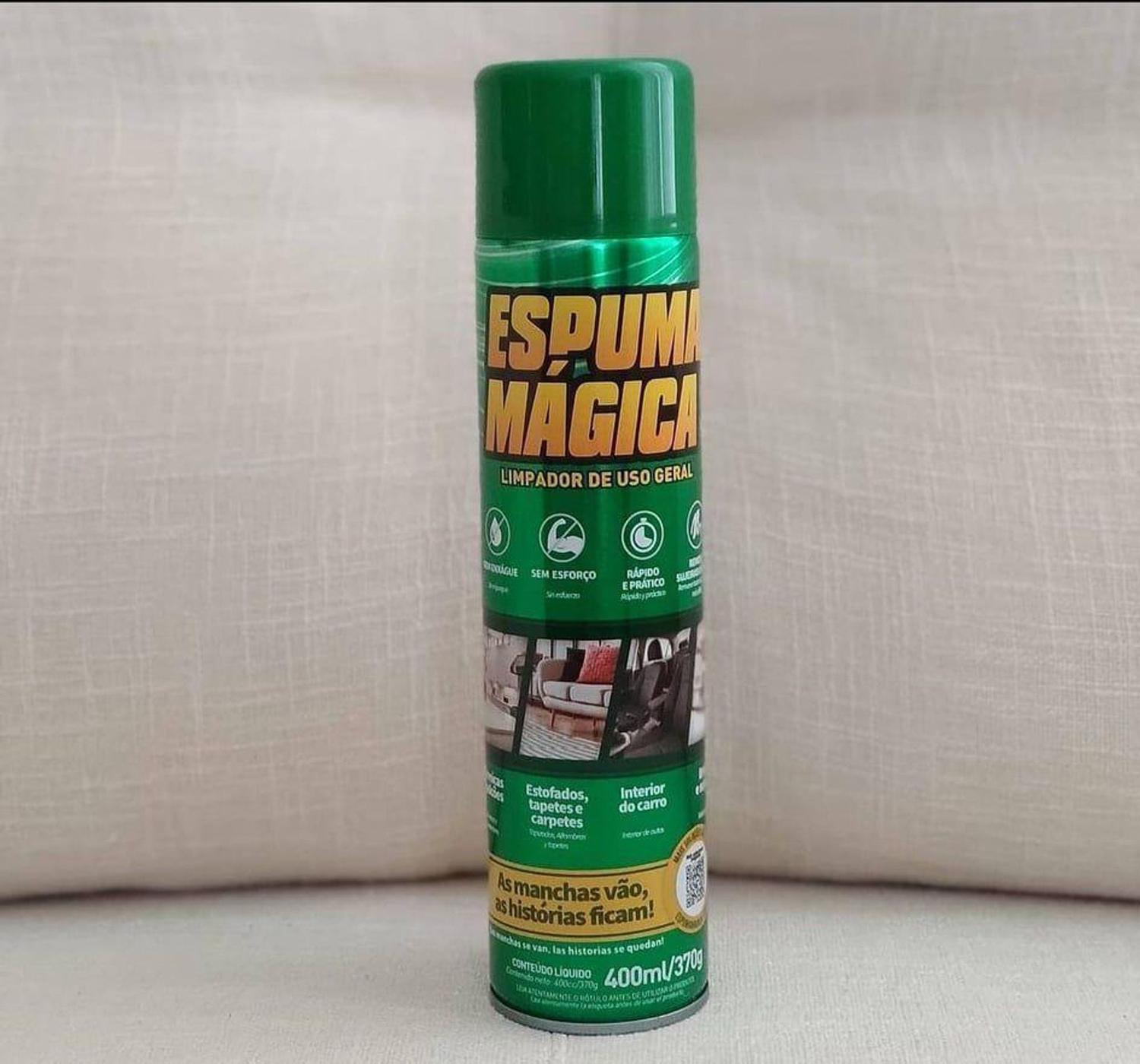 espuma mágica spray limpeza proauto sofa/fogão 400ml - espuma magica -  Limpeza Automotiva - Magazine Luiza