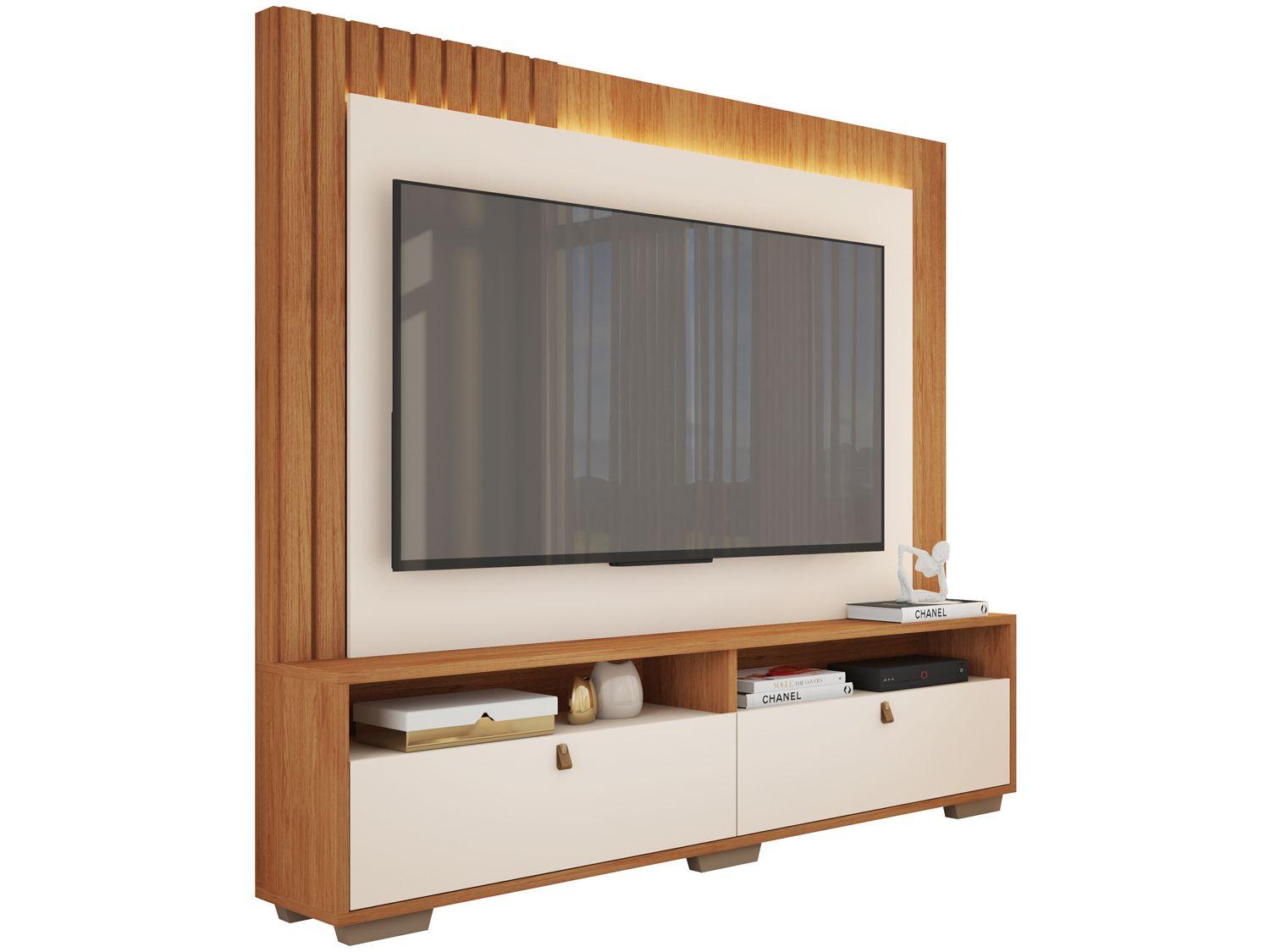 Estante Home para TV 70" 2 Portas Caemmun Fox 2.0
