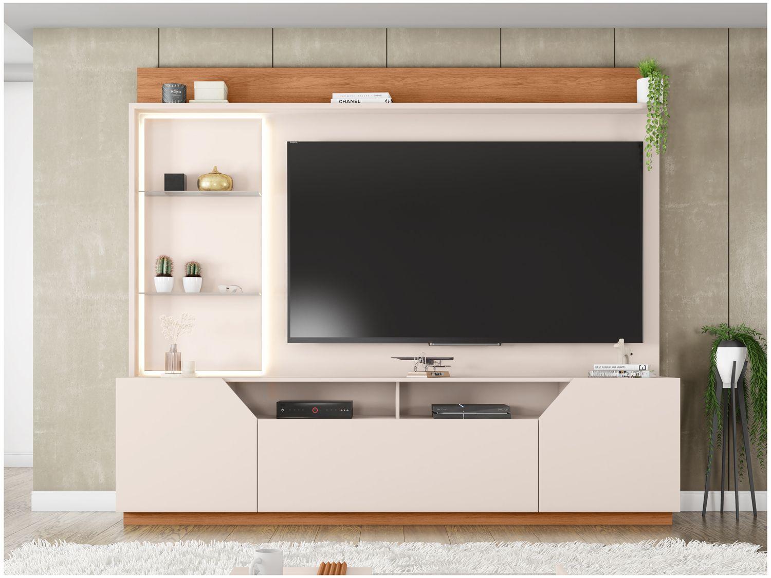 Estante Home para TV até 65” 2 Portas Caemmun Vesper