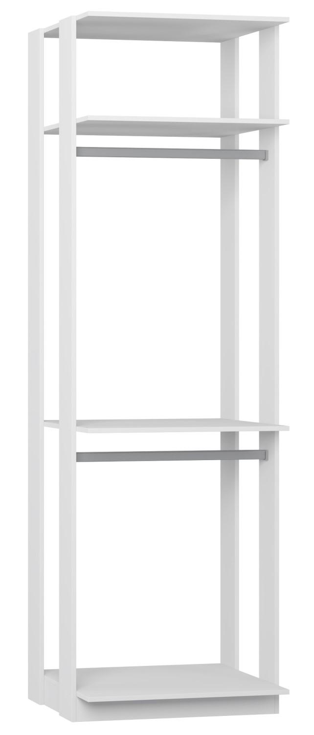 Estante Para Closet Cabideiro Be Mobiliario Branco Tx Be Mobiliario Estantes Magazine Luiza
