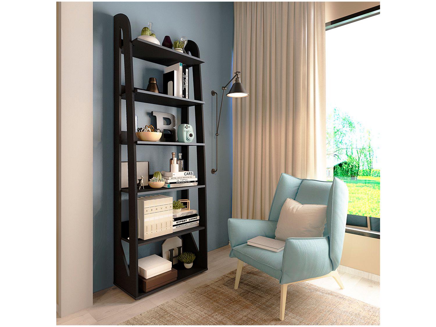 Estante para Livros 5 Prateleiras Artely Floripa