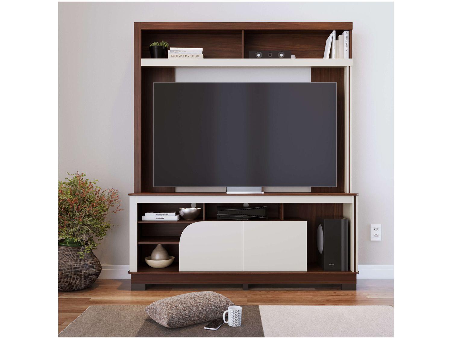 Estante para TV até 65" 2 Portas Colibri Belaya